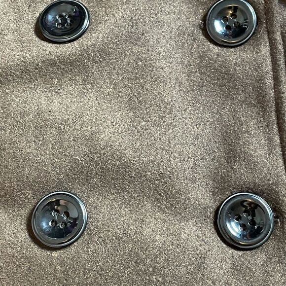 Rampage Dark Brown Button Down Pea Coat XL - Picture 6 of 7